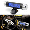 Car Electronic LCD Clock Thermometer