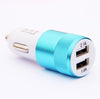 Aluminum 2 USB Ports Universal Car Charger